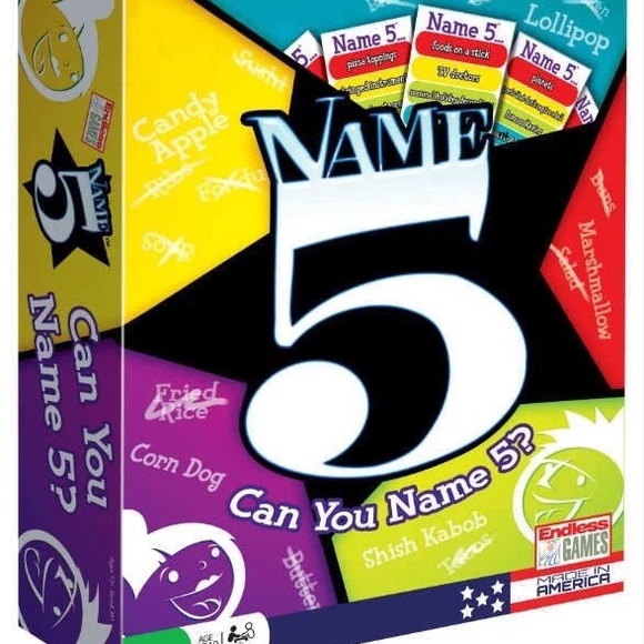 🖐️ NAME 5 FAMILY FUN BOARD GAME 🖐️ - Picture 2 of 4
